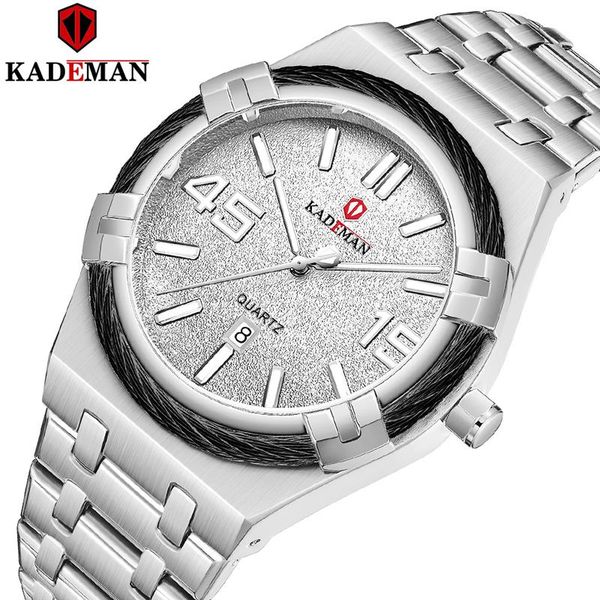 wristwatches kademan men's business army stainless steel luxury military quartz waterproof date male clock relogio masculino, Slivery;brown
wristwatches kademan men's business army stainless steel luxury military quartz waterproof date male clock relogio masculino, Slivery;brown