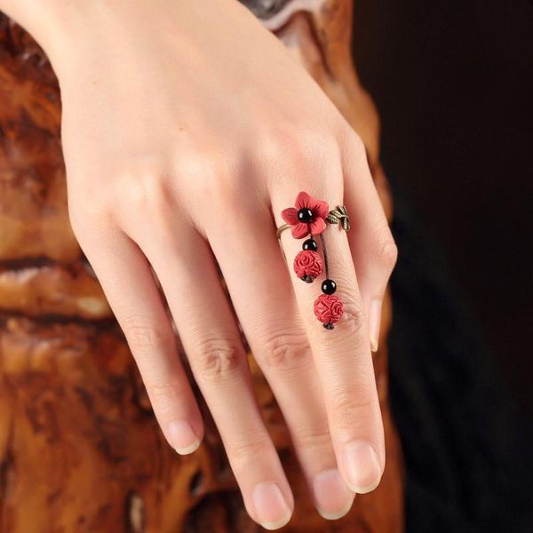 cluster rings chinese religious evil spirit ring 2021 populist ethnic for women inlaid cinnabar pendant handmade jewelry cosplay, Golden;silver
cluster rings chinese religious evil spirit ring 2021 populist ethnic for women inlaid cinnabar pendant handmade jewelry cosplay, Golden;silver