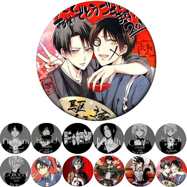 pins, brooches attack on titan anime badge eren levi armin arlelt erwin smith zoe hange hans jean kirstein metal brooch pins, Gray
pins, brooches attack on titan anime badge eren levi armin arlelt erwin smith zoe hange hans jean kirstein metal brooch pins, Gray