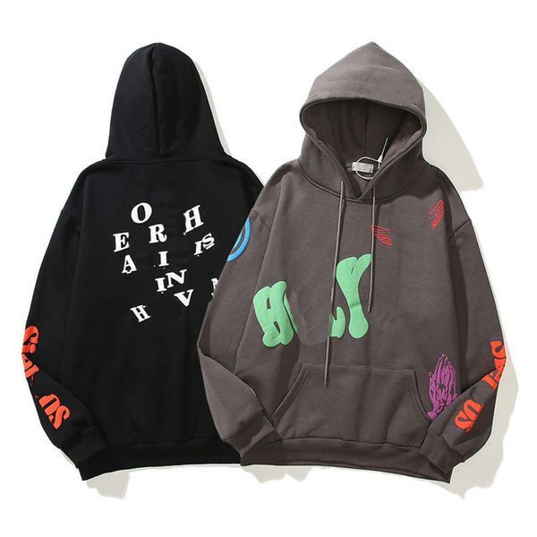 21ss three-dimensional bubble smiley graffiti print hoodie for men and women hip-hop fashion, Black
21ss three-dimensional bubble smiley graffiti print hoodie for men and women hip-hop fashion, Black