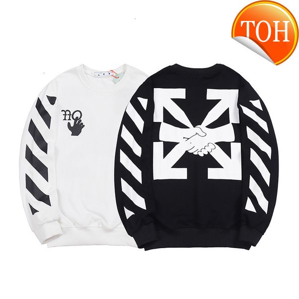 off spring and autumn new diagonal stripe arrstyle print round neck sweater men women lovers hip hop loose top, Black
off spring and autumn new diagonal stripe arrstyle print round neck sweater men women lovers hip hop loose top, Black