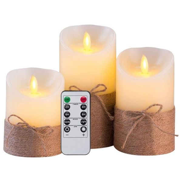 flameless candles battery operated simulation electric led candle set with remote control and timer, rope
flameless candles battery operated simulation electric led candle set with remote control and timer, rope