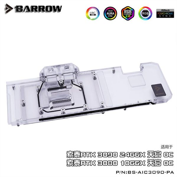 Water Block Use For ZOTAC RTX 3090 24G6X OC/3080 10G6X OC GPU Card 5V Header ARGB BS-AIC3090-PA Fans & Coolings
Water Block Use For ZOTAC RTX 3090 24G6X OC/3080 10G6X OC GPU Card 5V Header ARGB BS-AIC3090-PA Fans & Coolings
