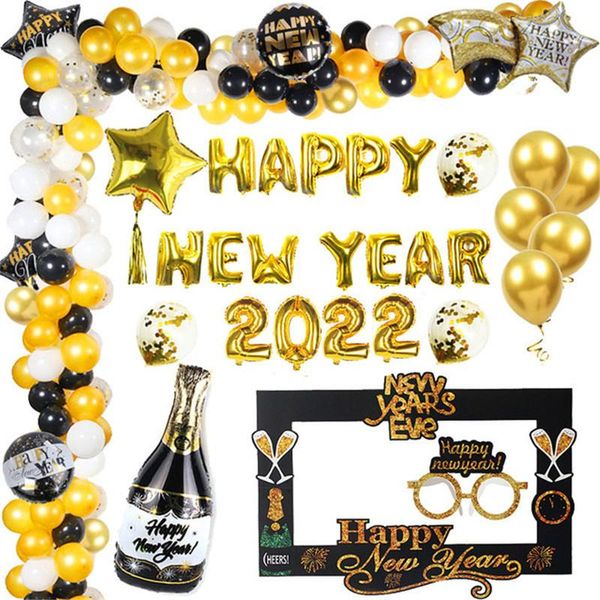 party decoration 2022 happy year christmas for home gold balloon arch po booth frame props navidad noel gift eve
party decoration 2022 happy year christmas for home gold balloon arch po booth frame props navidad noel gift eve