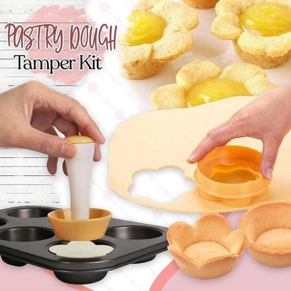 pastry dough tamper kit kitchen flower round cookie cutter set cupcake muffin tart shells mold drop baking & tools
pastry dough tamper kit kitchen flower round cookie cutter set cupcake muffin tart shells mold drop baking & tools