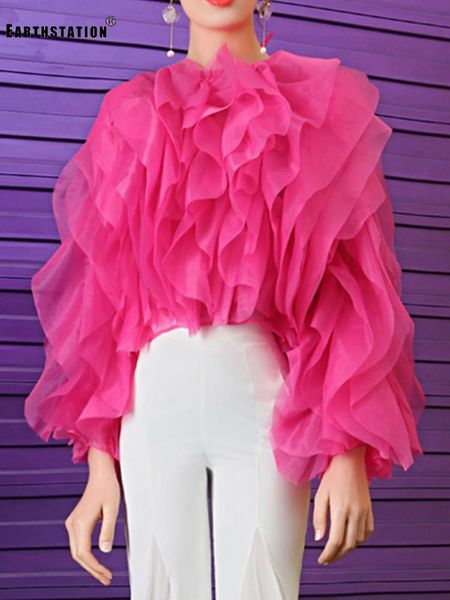 women's blouses & shirts heavy craftsmanship, multi-level, lotus leaf, retro, solid color, round neck, pullover, shirt, ladies spring f, White
women's blouses & shirts heavy craftsmanship, multi-level, lotus leaf, retro, solid color, round neck, pullover, shirt, ladies spring f, White