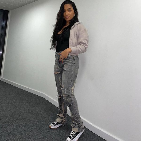 women's jeans graffiti design ripped stacked patchwork femme baggy gray straight leg pants casual high waist trousers printed, Blue
women's jeans graffiti design ripped stacked patchwork femme baggy gray straight leg pants casual high waist trousers printed, Blue