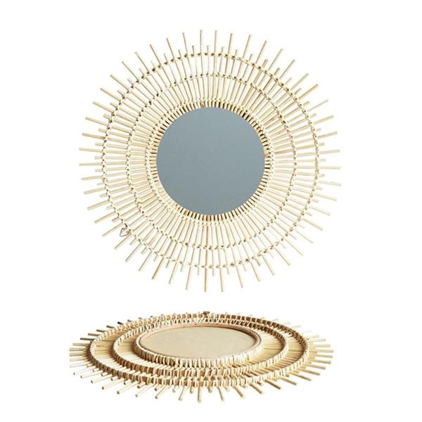 mirrors h051 rattan dressing mirror innovative art decoration round makeup po prop
mirrors h051 rattan dressing mirror innovative art decoration round makeup po prop
