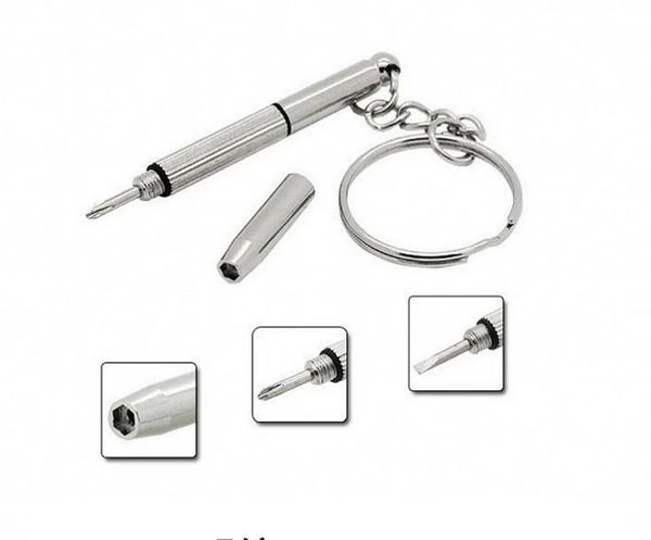 50pcs mobile glasses sunglasses watch repair kit tool mini keychain screwdriver add de, Silver
50pcs mobile glasses sunglasses watch repair kit tool mini keychain screwdriver add de, Silver