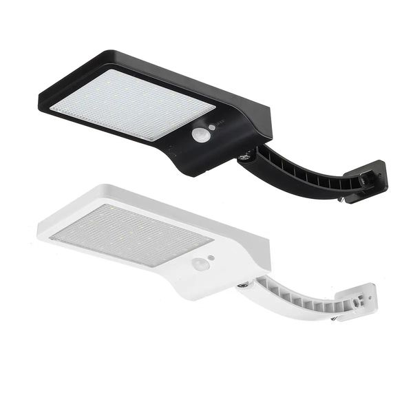 36 led solar dimmable wall street light pir motion sensor garden lamp 3 modes - black
36 led solar dimmable wall street light pir motion sensor garden lamp 3 modes - black