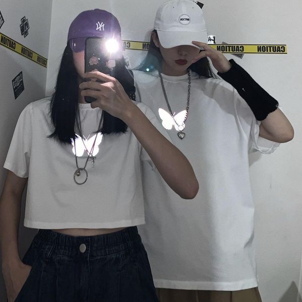 casual loose butterfly print women t shirts v neck short fashion vintage harajuku streetwear brandy style crop shirt, White
casual loose butterfly print women t shirts v neck short fashion vintage harajuku streetwear brandy style crop shirt, White