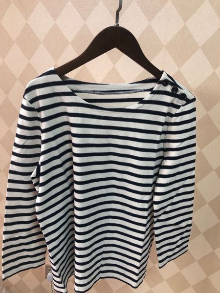 sweater autumn spring striped knit round neck long sleeve vfc0, White;black
sweater autumn spring striped knit round neck long sleeve vfc0, White;black