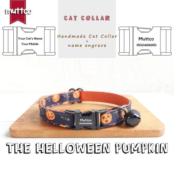 cat collars & leads muttco retail handmade engraved metal buckle collar for the helloween pompkin design 2 sizes ucc086h
cat collars & leads muttco retail handmade engraved metal buckle collar for the helloween pompkin design 2 sizes ucc086h