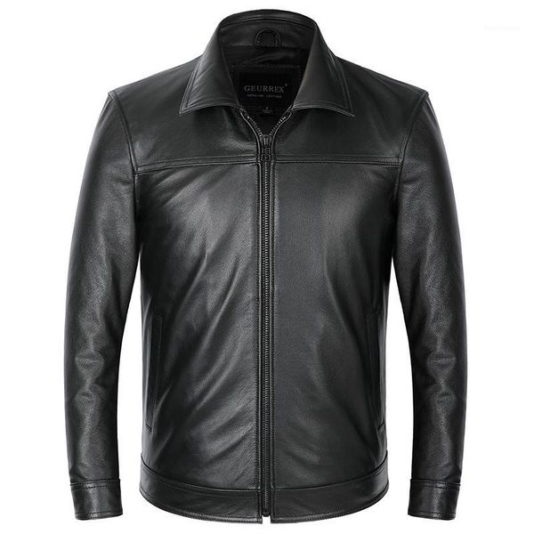 men's jackets autumn spring and business casual genuine leather jacket layer cowhide 100% real coat, Black;brown
men's jackets autumn spring and business casual genuine leather jacket layer cowhide 100% real coat, Black;brown