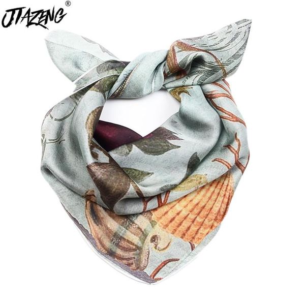 scarves square silk scarf 70*70cm women flowers foulard soie big bandana hijab head satin shawl hair, Blue;gray
scarves square silk scarf 70*70cm women flowers foulard soie big bandana hijab head satin shawl hair, Blue;gray