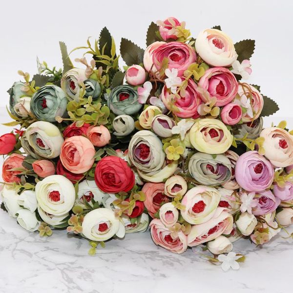 decorative flowers & wreaths 10heads/1 bundle silk tea roses bride bouquet for christmas home wedding year decoration fake plants artificial
decorative flowers & wreaths 10heads/1 bundle silk tea roses bride bouquet for christmas home wedding year decoration fake plants artificial