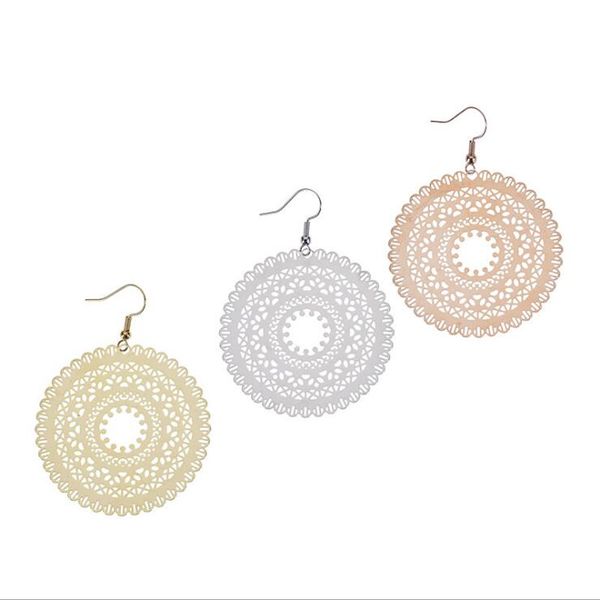 women's round circle hoop huggie earrings gsfe008 fashion gift national style women diy jewelry earring, Golden;silver
women's round circle hoop huggie earrings gsfe008 fashion gift national style women diy jewelry earring, Golden;silver