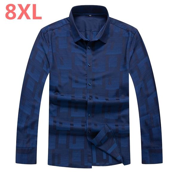 plus 10xl 8xl 6xl autumn winter men's shirt social dress print casual slim fit long sleeve shirts men clothes camisa masculina, White;black
plus 10xl 8xl 6xl autumn winter men's shirt social dress print casual slim fit long sleeve shirts men clothes camisa masculina, White;black