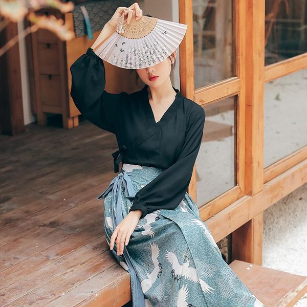 women's blouses & shirts guofeng hanfu autumn 2021 style of literature and art ancient improved long sleeve chiffon shirt, White
women's blouses & shirts guofeng hanfu autumn 2021 style of literature and art ancient improved long sleeve chiffon shirt, White