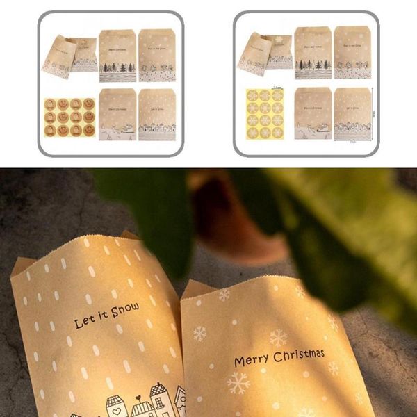 gift wrap with sticker 100pcs/set useful christmas vintage baking packaging bag lightweight party supplies
gift wrap with sticker 100pcs/set useful christmas vintage baking packaging bag lightweight party supplies
