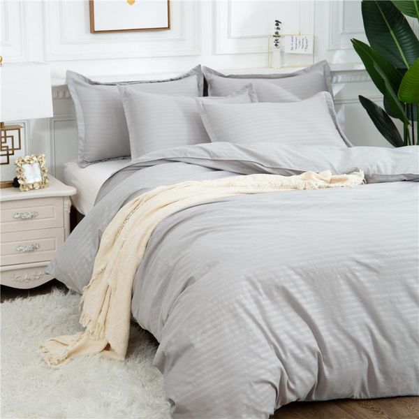 bedding sets solid cover set home textile stripe comforter bed king size luxury duvet for adults
bedding sets solid cover set home textile stripe comforter bed king size luxury duvet for adults