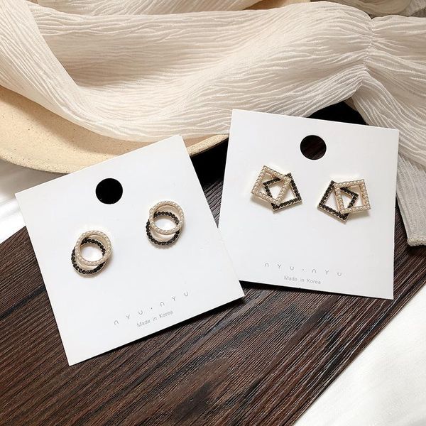 stud fashion high sense temperament small fresh pearl s925 simple geometric earrings niche design retro tide, Golden;silver
stud fashion high sense temperament small fresh pearl s925 simple geometric earrings niche design retro tide, Golden;silver