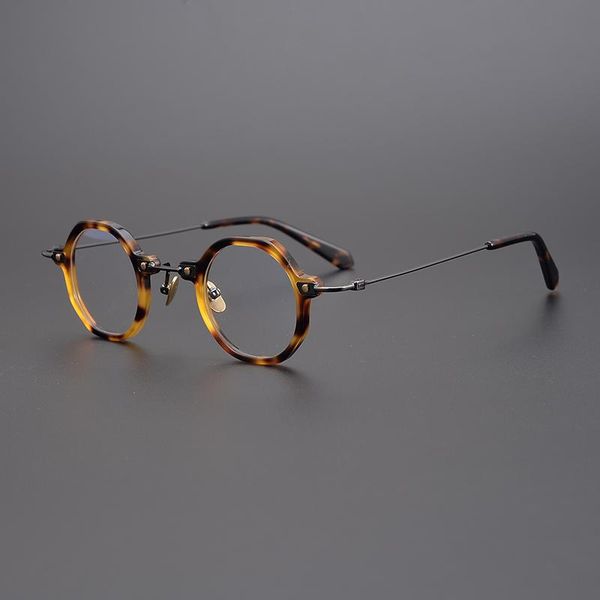fashion sunglasses frames polyacetic acid fiber small glasses retro irregular round prescription optical reading anti blue ligh, Black
fashion sunglasses frames polyacetic acid fiber small glasses retro irregular round prescription optical reading anti blue ligh, Black