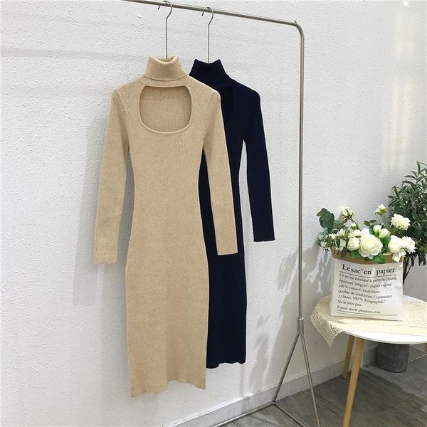 casual dresses hollowed out temperament in the fall and winter long cultivate morality hung inside neck render a dress, Black;gray
casual dresses hollowed out temperament in the fall and winter long cultivate morality hung inside neck render a dress, Black;gray