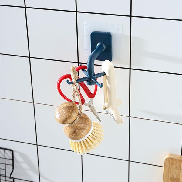 1pc multi-function 360 degrees rotate four hooks rack dry wet dual use towel hanger home clothes shoes sundries organizers & rails
1pc multi-function 360 degrees rotate four hooks rack dry wet dual use towel hanger home clothes shoes sundries organizers & rails