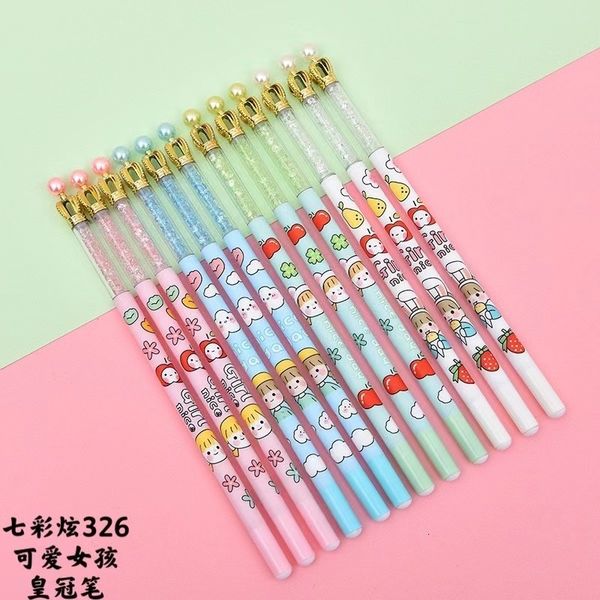 painting pens crown colorful cartoon cute korean modeling water neutral pen, Black;red
painting pens crown colorful cartoon cute korean modeling water neutral pen, Black;red