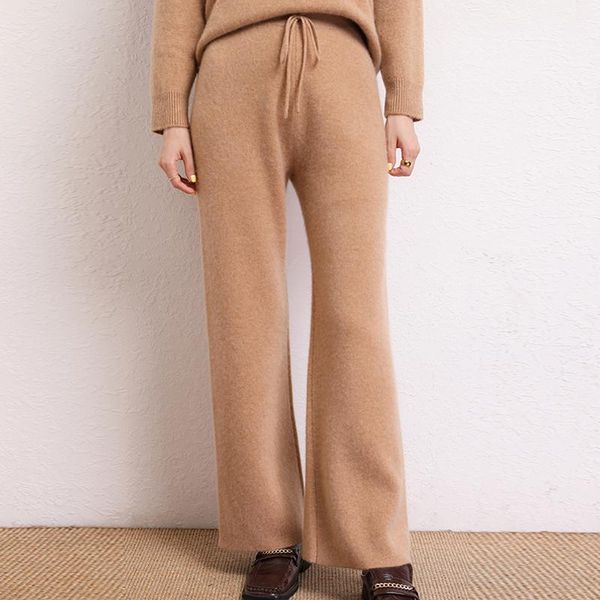 women's pants & capris 2021 autumn winter women 100% cashmere soft comfortable high-waist knitted female thicken wide leg pant, Black;white
women's pants & capris 2021 autumn winter women 100% cashmere soft comfortable high-waist knitted female thicken wide leg pant, Black;white