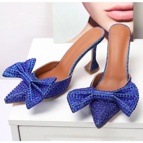 slippers pointed toe goblet high heels woman crystal bowknot summer shoes bling rhinestone sequins dress sandals, Black
slippers pointed toe goblet high heels woman crystal bowknot summer shoes bling rhinestone sequins dress sandals, Black