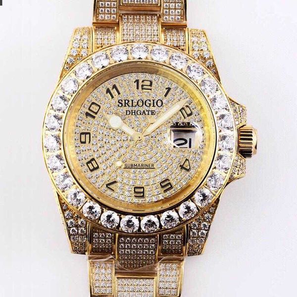 de 2021 mens mechanical watch 40mmmontre classic style luxey luminous waterproof stainless steel case boutique wristband bezel diamond, Slivery;brown
de 2021 mens mechanical watch 40mmmontre classic style luxey luminous waterproof stainless steel case boutique wristband bezel diamond, Slivery;brown
