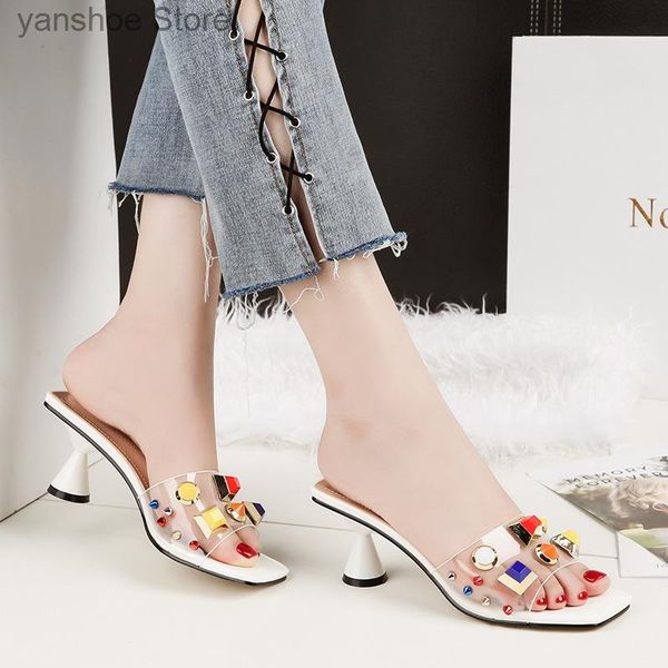sandals 9696-1 korean fashion open toe thick heel flip flop women's shoes transparent temperament high, Black
sandals 9696-1 korean fashion open toe thick heel flip flop women's shoes transparent temperament high, Black
