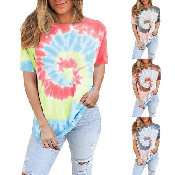 summer women t shirt tie dye tee female clothes casual o-neck tees ladies short sleeve shirts women's t-shirt, White
summer women t shirt tie dye tee female clothes casual o-neck tees ladies short sleeve shirts women's t-shirt, White