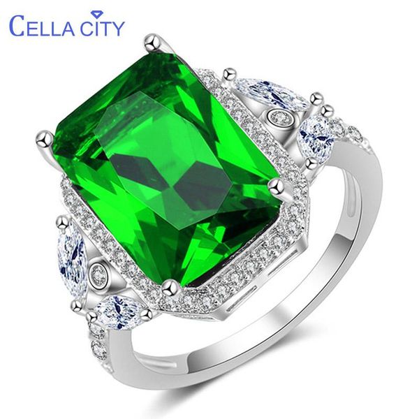 cluster rings cellacity luxury geometry silver 925 jewelry rectangle gemstones ring for women emerald zircon green finger ornaments wholesal, Golden;silver
cluster rings cellacity luxury geometry silver 925 jewelry rectangle gemstones ring for women emerald zircon green finger ornaments wholesal, Golden;silver