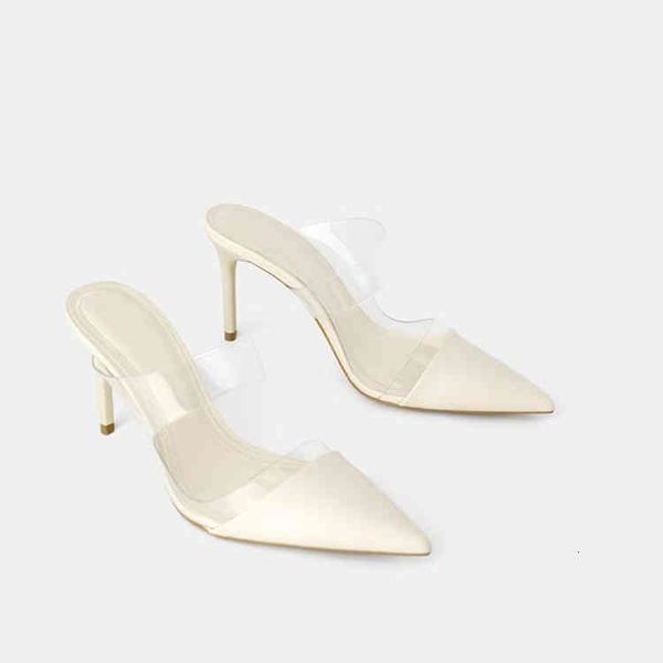 slippers meriahzheng women's shoes thin heeled single-layer new transparent splicing pointed high heel sandals fch-15 lwjl, Black
slippers meriahzheng women's shoes thin heeled single-layer new transparent splicing pointed high heel sandals fch-15 lwjl, Black