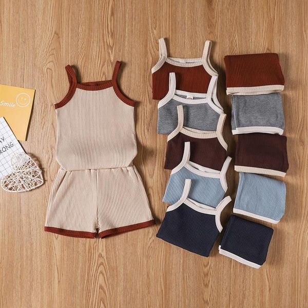 jumpsuits kids baby 2-piece outfit set sleeveless color block +shorts for children boys girls, Blue
jumpsuits kids baby 2-piece outfit set sleeveless color block +shorts for children boys girls, Blue
