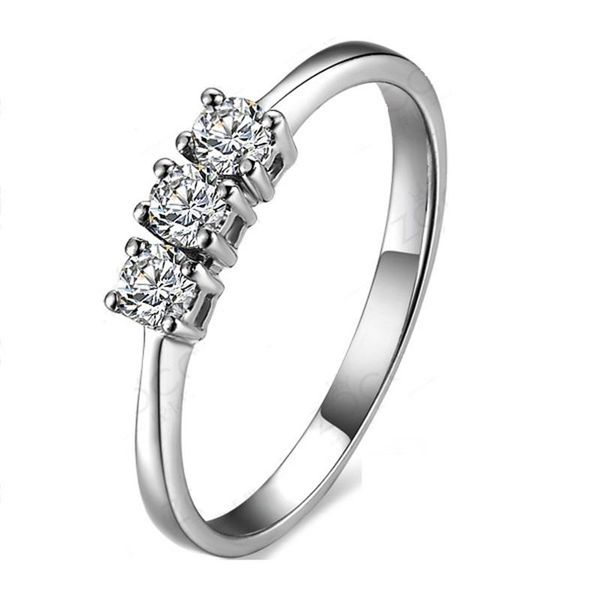 cluster rings three little stone 0.3ct fancy solid 14k white gold quality credible diamond ring for women wedding romantic jewelry, Golden;silver
cluster rings three little stone 0.3ct fancy solid 14k white gold quality credible diamond ring for women wedding romantic jewelry, Golden;silver