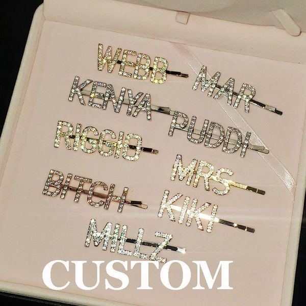 hair clips & barrettes unique design name custom your pins zircon with copper jewelry for women drop, Golden;silver
hair clips & barrettes unique design name custom your pins zircon with copper jewelry for women drop, Golden;silver