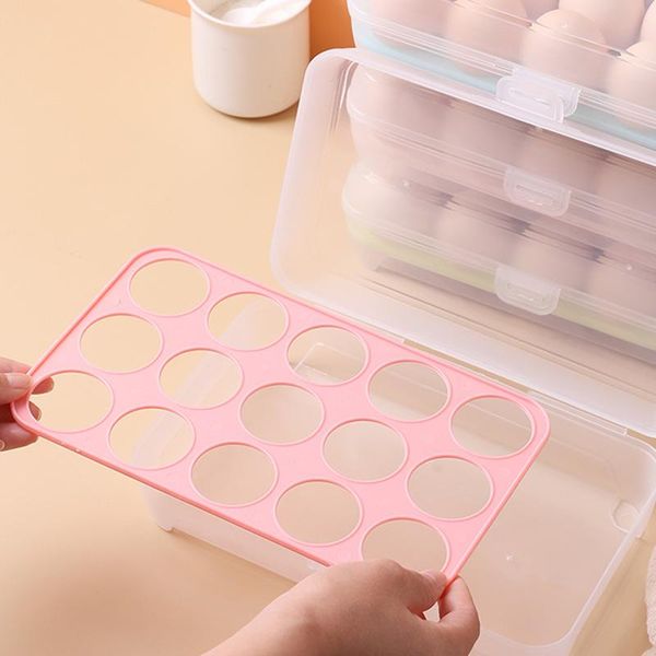 storage bottles & jars refrigerator food box kitchen accessories organizer egg holder 15 grid portable tray
storage bottles & jars refrigerator food box kitchen accessories organizer egg holder 15 grid portable tray
