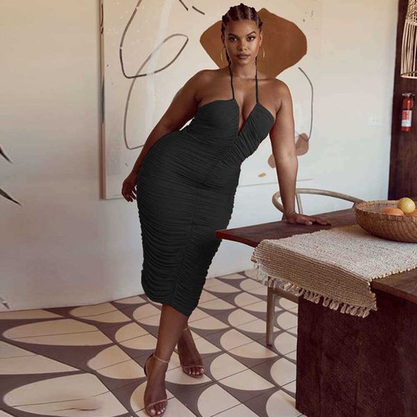 dresses 2021 spring casual and summer slim v-neck neck open back pleated drs, Black;gray
dresses 2021 spring casual and summer slim v-neck neck open back pleated drs, Black;gray