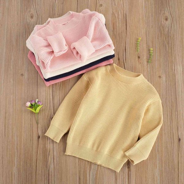 0 6years kids girl boy knit sweaters autumn winter solid loose jumpers children long sleeve pullover, Blue
0 6years kids girl boy knit sweaters autumn winter solid loose jumpers children long sleeve pullover, Blue