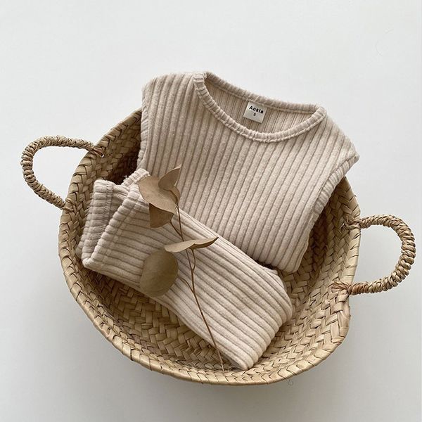 autumn winter baby boys and girls clothes set ribbed sweater bottom shirts and pants suit childrens clothing 2 piece set, Blue
autumn winter baby boys and girls clothes set ribbed sweater bottom shirts and pants suit childrens clothing 2 piece set, Blue