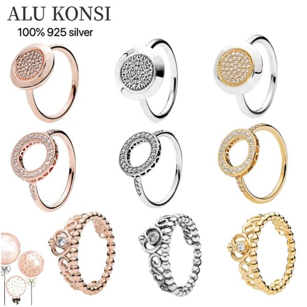 fit original luxury real 925 sterling silver pan ring for women crown princess couple diy fashion wedding jewelry 211116, Slivery;golden
fit original luxury real 925 sterling silver pan ring for women crown princess couple diy fashion wedding jewelry 211116, Slivery;golden
