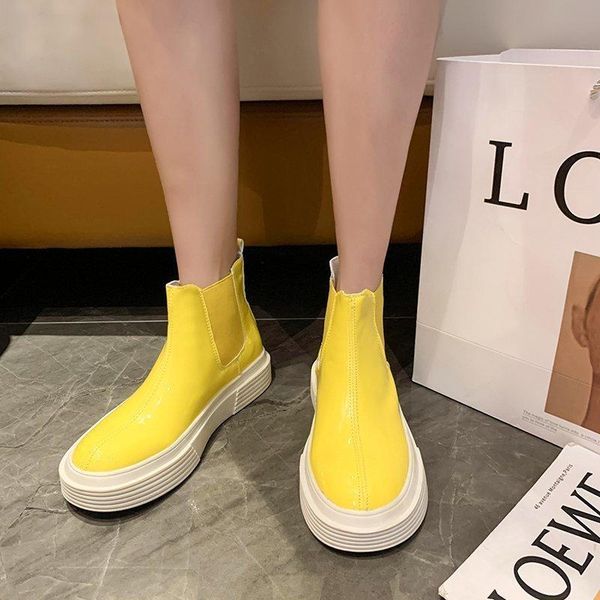 boots fashion white yellow womens ankle slip on autumn flats party shoes booties cool woman candy color, Black
boots fashion white yellow womens ankle slip on autumn flats party shoes booties cool woman candy color, Black