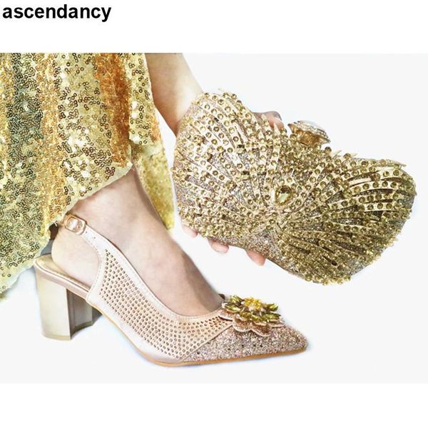 dress shoes latest design african women wedding and bag set decorated with rhinestone luxury italian party pumps, Black
dress shoes latest design african women wedding and bag set decorated with rhinestone luxury italian party pumps, Black