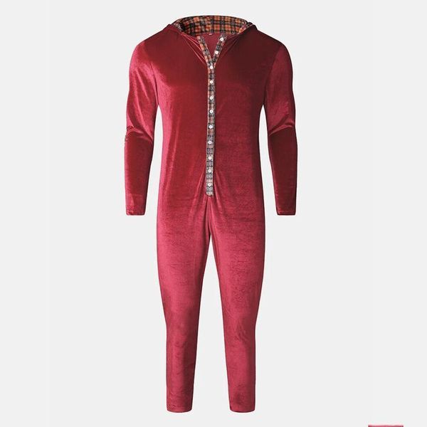 men's sleepwear and women's pajama sets button-down solid color functional buttoned flap adults patch jumpsuit patchwork casual se, Black;brown
men's sleepwear and women's pajama sets button-down solid color functional buttoned flap adults patch jumpsuit patchwork casual se, Black;brown