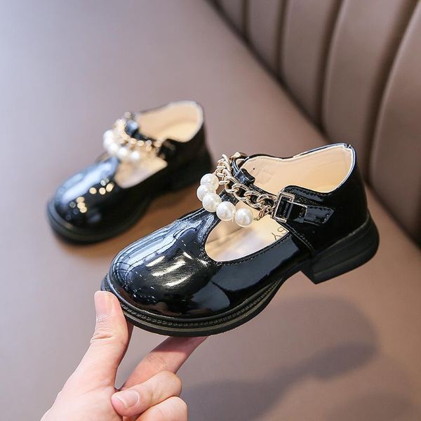 flat shoes children leather girls fashion pearl princess casual student black white kids flats 2021 autumn g61, Black;grey
flat shoes children leather girls fashion pearl princess casual student black white kids flats 2021 autumn g61, Black;grey