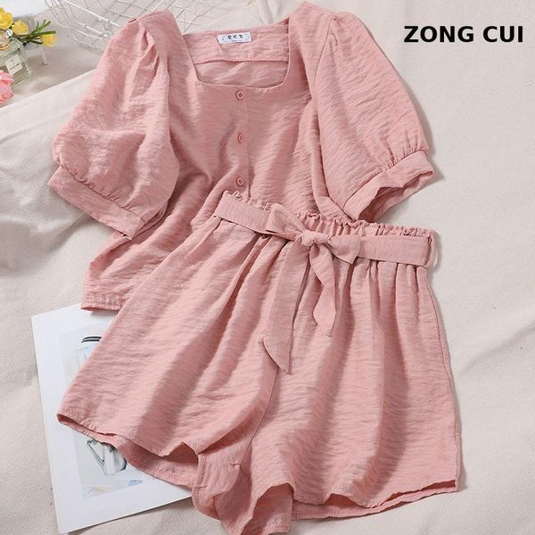 women's tracksuits korean style large size casual summer square neck short sleeve suit loose + high waist shorts 2021, Gray
women's tracksuits korean style large size casual summer square neck short sleeve suit loose + high waist shorts 2021, Gray